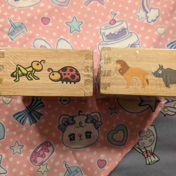 BUDDY BLOCKS - SAFARI ANIMALS/GARDEN PALS - Picture 2 of 5